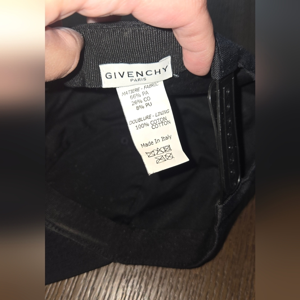 Givenchy Black Cap Hat- Authentic - image 3